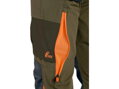 Kalhoty CXS NAOS pánské, khaki-olive, HV oranžové doplňky