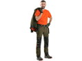 Kalhoty CXS NAOS pánské, khaki-olive, HV oranžové doplňky