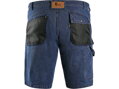 Kraťasy jeans CXS MURET, pánské, modro-černé