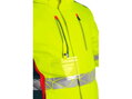 Bunda CXS BEDFORD WINTER, výstražná, zimní, pánská, softshell, žluto-petrolová