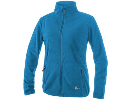 Mikina CXS GRANBY LADY, dámska, fleece, azúrovo modrá, veľ. XS