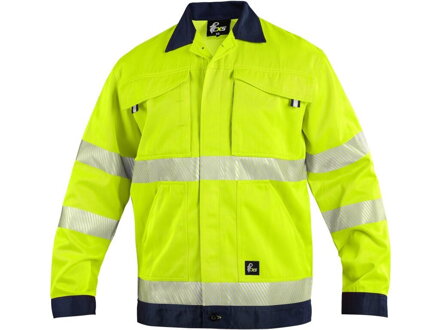 Blúza CXS NORWICH, výstražná, pánska, žlto - modrá, veľ. 46