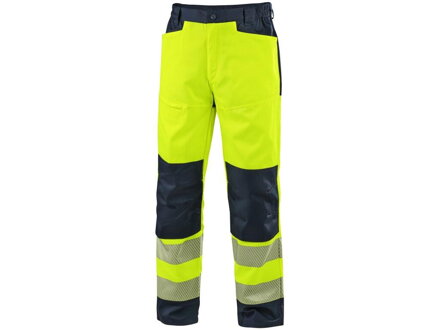 Nohavice CXS HALIFAX, pánske, výstražné so sieťovinou, žlto-modré, veľ. 46