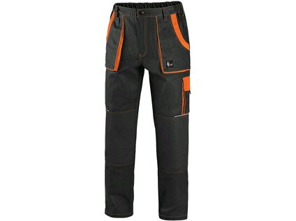 Kalhoty do pasu CXS LUXY JOSEF, pánské, černo-oranžové