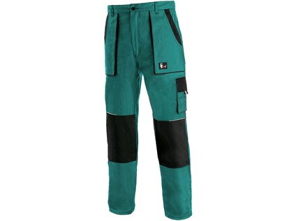 Kalhoty do pasu CXS LUXY JOSEF, prodloužené, pánské, zeleno-černé