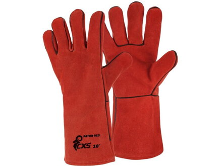 Rukavice CXS PATON RED, svářecí