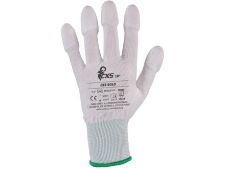 Rukavice CXS SOLO, máčené v polyuretanu