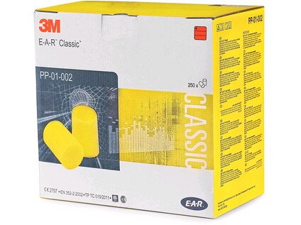 Zátkové chrániče sluchu 3M E-A-R CLASSIC, bal. 250 párů