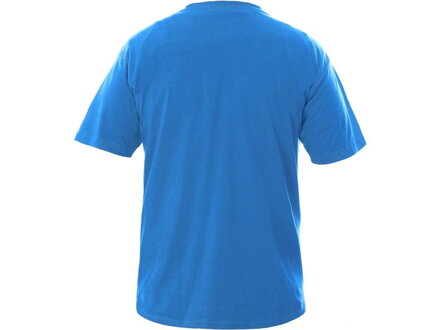 Tričko CXS DANIEL, krátky rukáv, azúrovo modré