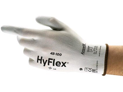 Rukavice ANSELL HYFLEX 48-100, máčené v polyuretanu Rukavice ANSELL HYFLEX 48-100, máčené v polyuretanu
