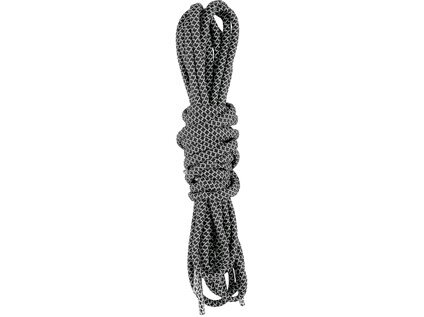 Tkaničky do obuvi reflexní, kulaté, 130 cm, černé Tkaničky do obuvi reflexní, kulaté, 130 cm, černé